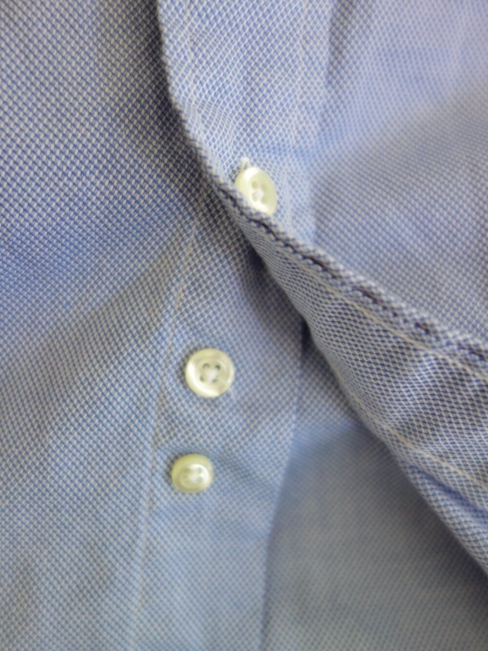 Vntg BROOKS BROTHERS Relaxed Fit Cotton Long Sleeve Button Shirt – 15-1/2 – 3 - Picture 4 of 7
